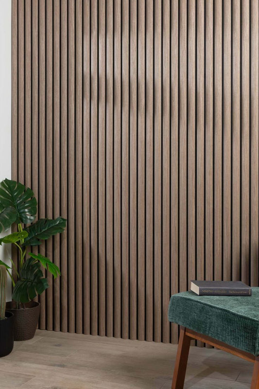 SMOKED OAK Acoustic Wood Wall Panels