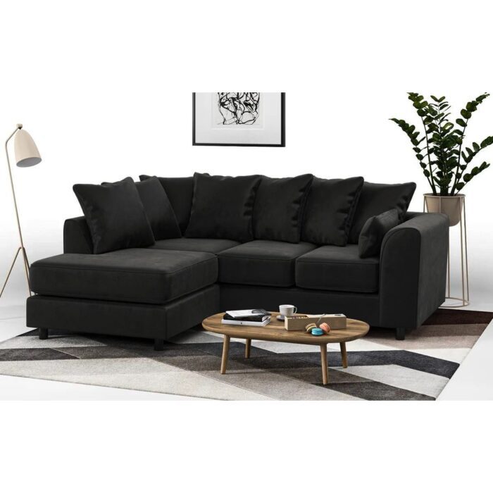 Plush Velvet Dylan Sofa Collection – 3-Seater, 2-Seater, 4-Seater, L-Shaped, Corner, & More (Easy to clean)