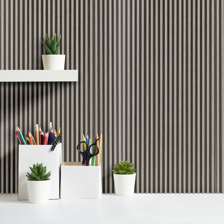 Grey Oak Acoustic Wood Wall Panels