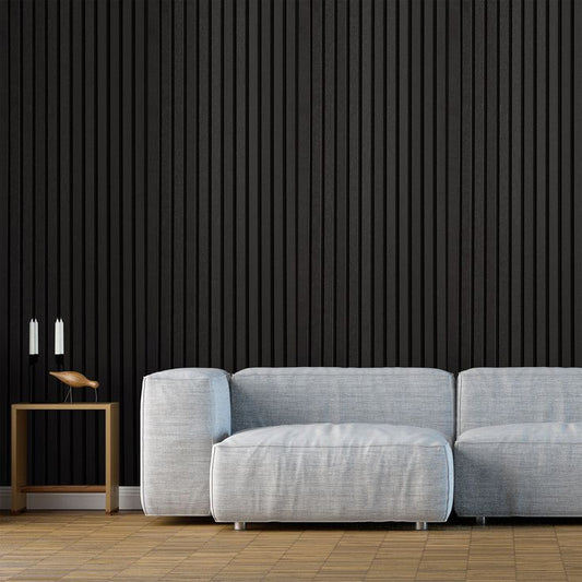 Black Oak Acoustic Wood Wall Panels